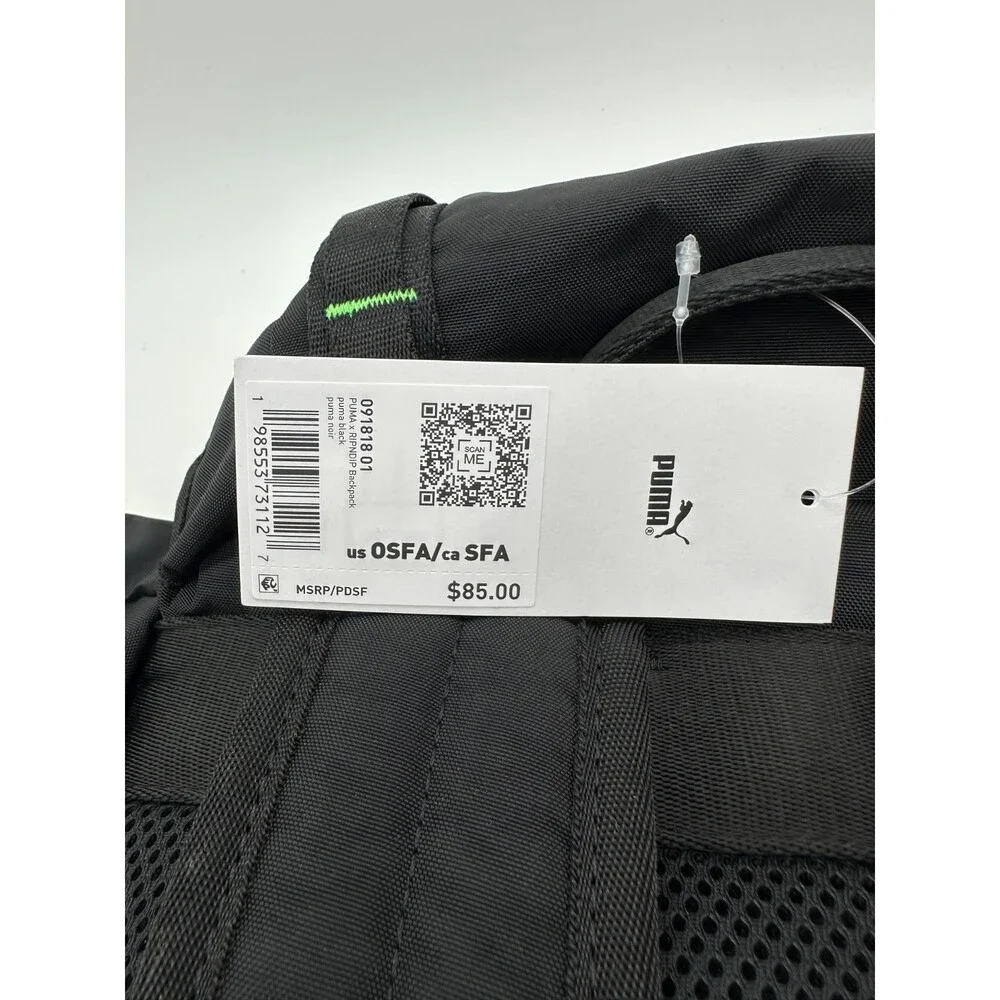 Puma X Ripndip Black Green 25L Backpack NWT 091818 01